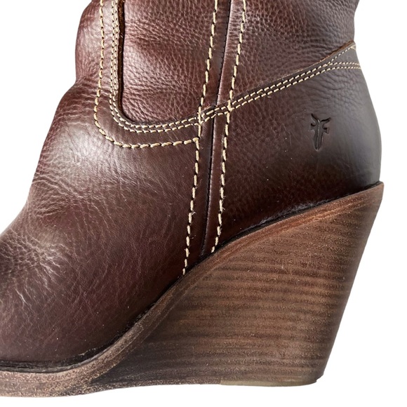 Frye Caroline Campus Wedge Boot | 8 - Picture 6 of 12